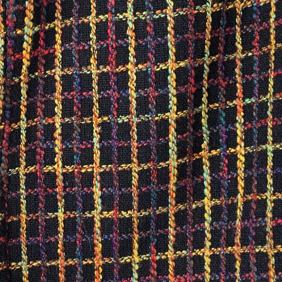 Anthropologie Hutch Windowpane Mini Skirt Black Motif Small - Picture 5 of 7